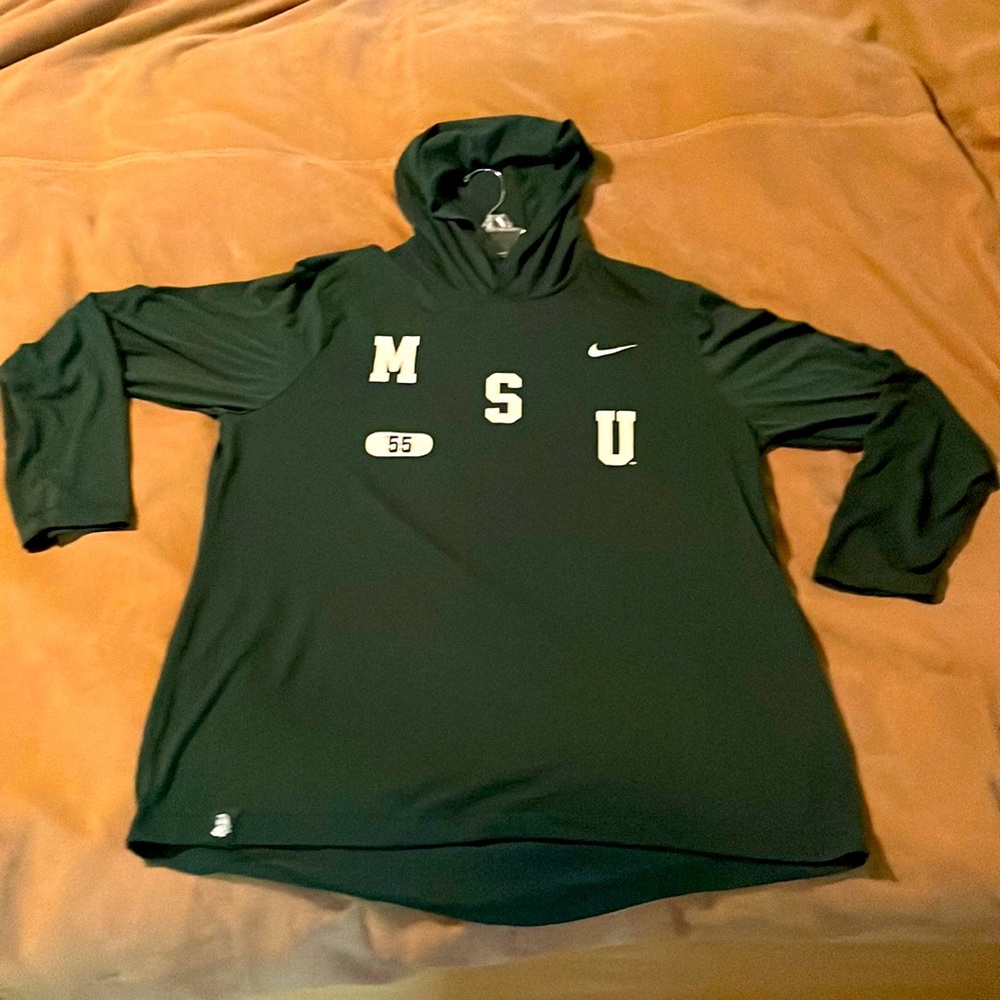 Men’s MSU LS t-shirt hoodie
